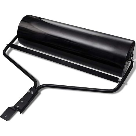 Rodillo negro de jardín para el césped 68 L (1/4)