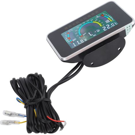 Combiné Voltmètre et Jauge de Température d'Eau 2-en-1, Écran LCD Numérique Multifonctionnel, Remplacement pour Mitsubishi Dongan 465Q, Instrument de Bord (1/5)