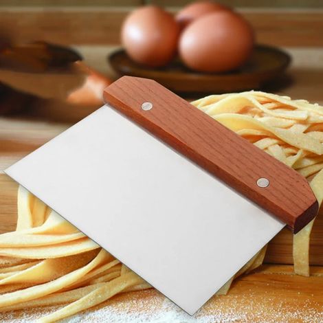 Qualité Pâte Grattoir En Acier Inoxydable Pizza Cutter Cuisine Boulangerie Outils Gâteau Outil Échelle Outils De Cuisson pour Gâteaux Outils De Cuisson (1/5)