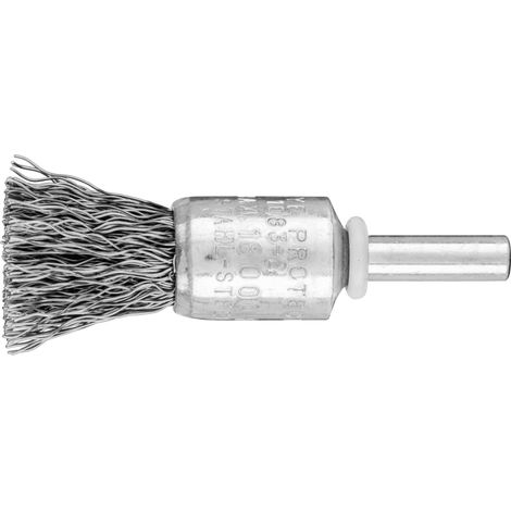 PFERD TOOLS POS Pinselbürste ungezopft PBU Ø 15 mm Schaft-Ø 6 mm Stahl-Draht-Ø 0,35 mm (10) 10 Stk