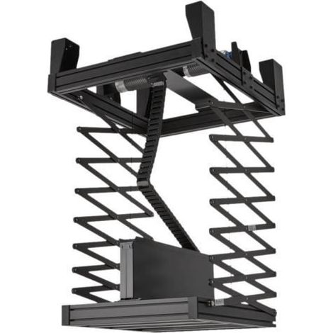 Ascensore elettrico per proiettore - VOGELS - Serie PPL 2500 - Nero - Fissaggio a soffitto - 70 kg (1/2)