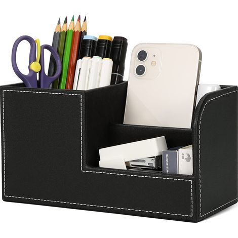 Porte-stylo de bureau - Organisateur de crayons de bureau - Accessoires de bureau - Fournitures de bureau - Décoration