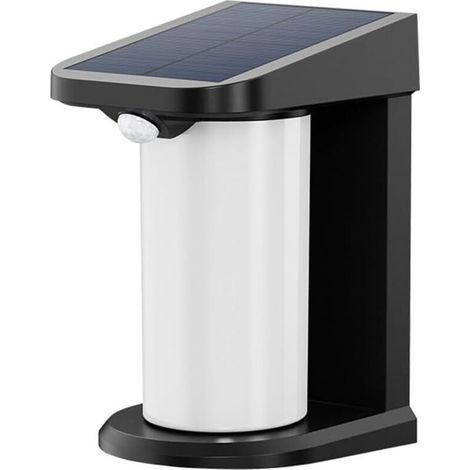 Wasserdichte Solarleuchte für den Außenbereich mit Bewegungsmelder – ideal für Gärten, Terrassen usw. – 1 Stück, weißes Licht (1/5)