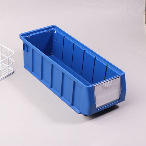 Auf Lager: Unterteilte Aufbewahrungsboxen/Regale für Ersatzteile, Schrauben, Hardwarezubehör und rechteckige Werkzeugkästen aus Kunststoff. (1/5)