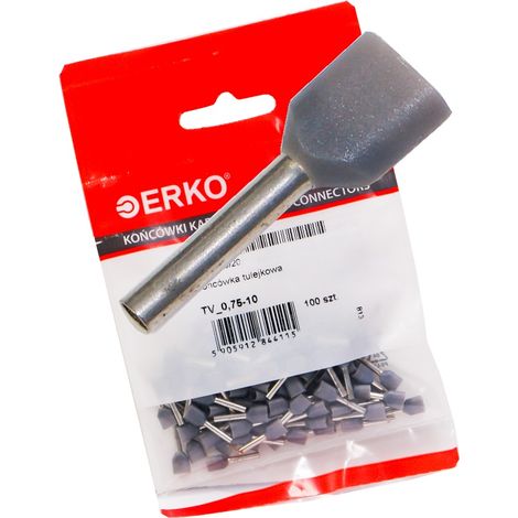 Terminal de manguito con doble aislamiento /gris/ TV 0,75-10 /100 unidades/ (1/2)