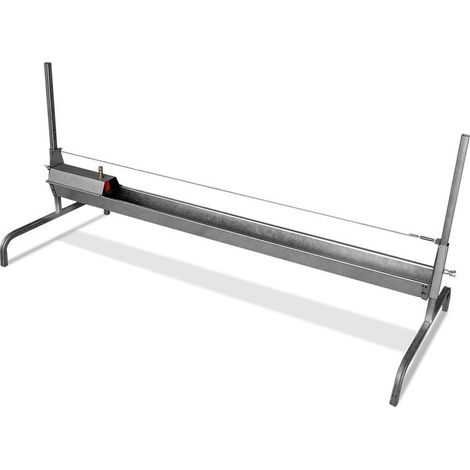 Bebedero para Aves con Canal Automático, 106 x 40 x 38 cm