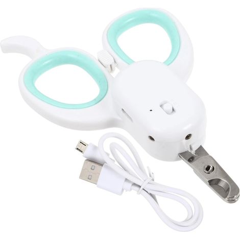 Coupe-ongles professionnel LED pour animaux de compagnie (chats) avec lampe UV pour un toilettage en toute sécurité (1/5)