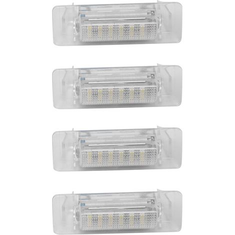 4x LED-Kennzeichenbeleuchtung für W210 W202 E300 E55 C230 (Fehlerfrei)