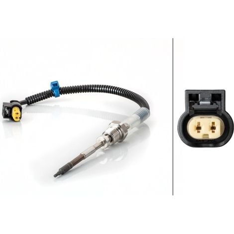Capteur, température des gaz Hella 6PT 014 495-041 MERCEDES-BENZ 0009054608