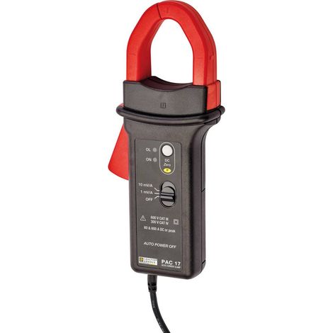 Pince ampèremétrique PAC 17 AC/DC, 400A c.a./ 600A c.c. ( Prix pour 1 ) (1/4)