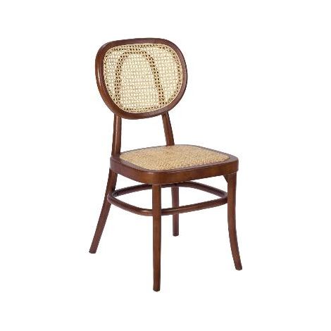 ANDREA HOUSE MU72012 Silla Eloise Olmo Oscuro 45X40X85Cm - ref: MU72012