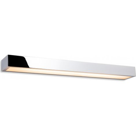 Firstlight Zulu Applique murale LED Down Light pour salle de bain - 600 mm Chrome avec diffuseur en verre opale IP44 (1/2)