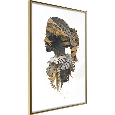 Affiche Murale Encadrée "Forest Witch" 40 x 60 cm Or (1/2)