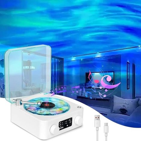 Proyector de cielo estrellado con altavoz Bluetooth y temporizador de ruido blanco. (1/5)