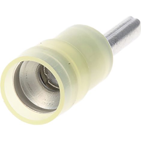 Connecteur à broches à sertir Isolé RS PRO, Dia. broche 2.8mm, Long. broche 14mm, Jaune 10AWG 6mm² 12AWG 4mm² (1/2)