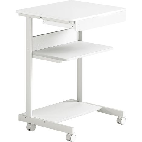 Station informatique bureau TENZO blanche (1/5)