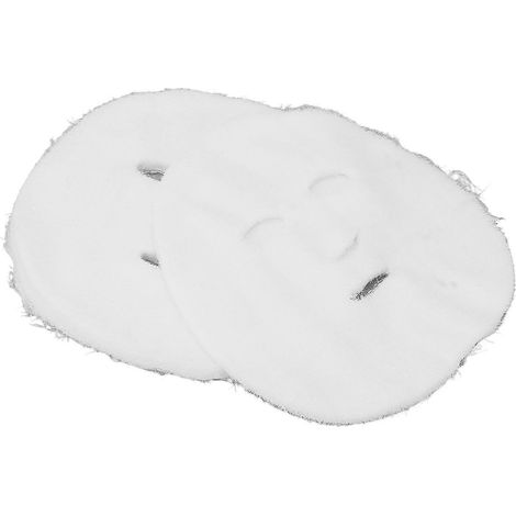 100 feuilles de gaze pour masques faciaux, papier à masques prédécoupé jetable pour salons de beauté DIY, soin de la peau spécial, haute qualité. (1/5)