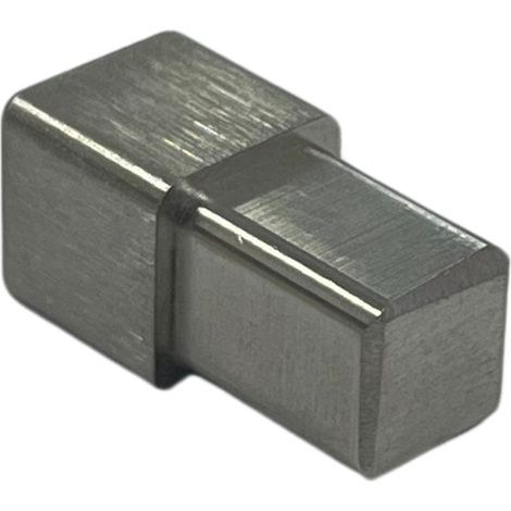 Capsula Profilo Rivestimento Prosquare Acciaio Inox Satinato – 12,5 mm