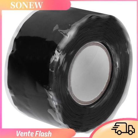 Ruban Auto-Adhesif En Silicone - Etanche - Résistant Aux Températures De -60 À +260 °C - Pour Réparation Tuyauterie Et Isolation Électrique - 1 Rouleau (1/5)