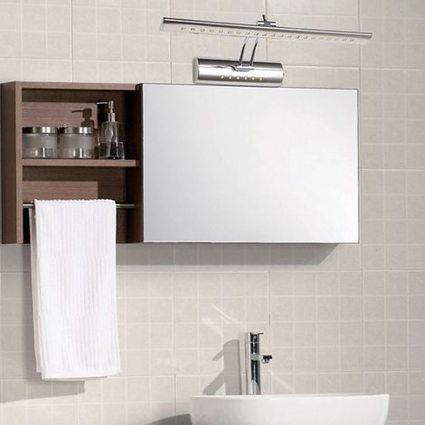 Applique murale LED 5W acier inoxydable miroir avant salle de bain éclairage lumière (1/5)