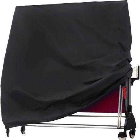 Housse Table De Ping-Pong - Polyester 420D Enduit Argent - Imperméable UV Résistant Vent Poussière - Extérieur Intérieur - 165 x 71 x 185 cm - 1 Pièce (1/5)