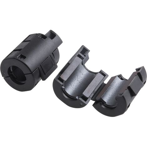 Manchon en ferrite à clipser, pour câble de diamètre 7mm, 130O (1/2)