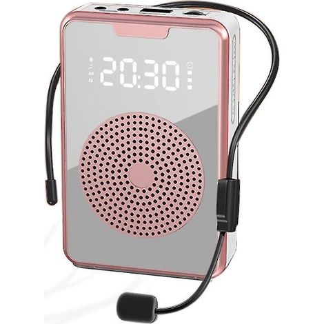 Enceinte portable rechargeable avec microphone intégré pour enseignants, idéale pour la formation, les visites guidées et les salles de classe. (1/5)