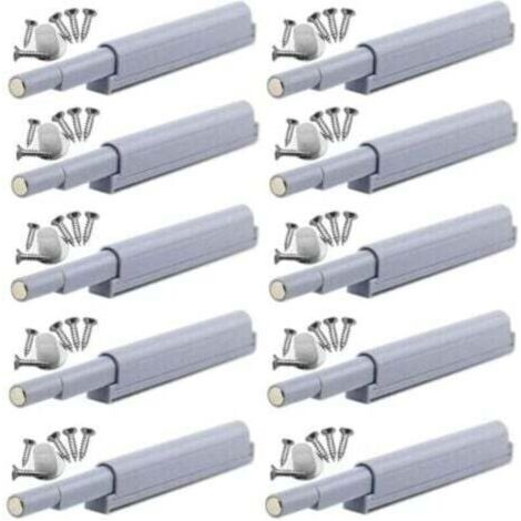 Appuyez pour ouvrir magnétique loquets Fermetures magnétiques push-open ouvre et ferme la porte avec une simple pression (10 pièces) (1/4)