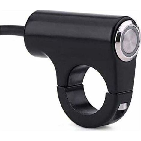 Interrupteur Guidon étanche, Interrupteur de Guidon de Moto Moto Bouton-Poussoir Moto Interrupteurs Commutateur de Commande de Guidon Interrupteur De Contrôle de Moto (Modèle A) (1/4)