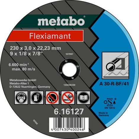 Disco da taglio Metabo flexiamant 125 mm 2,5 mm spessore