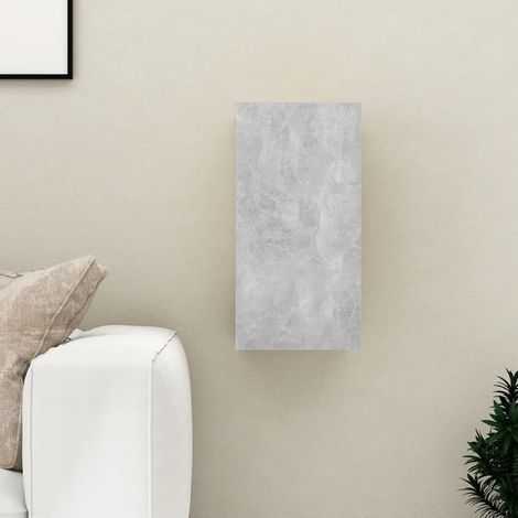 Mueble para TV madera contrachapada gris hormigón 30,5x30x60 cm vidaXL (1/5)