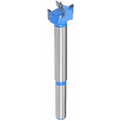 Forstner Forets 16 mm, ouvre-tarière en carbure de tungstène pour scie cloche à bois, perçage de trous de charnière pour le travail du bois (bleu, gris)