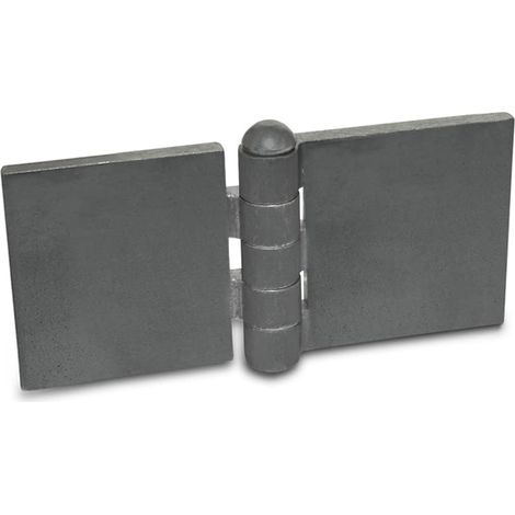 Charnière à souder - 1366-ST-120-60-A-BL Profil en acier L x L 120 x 60 mm (1/3)