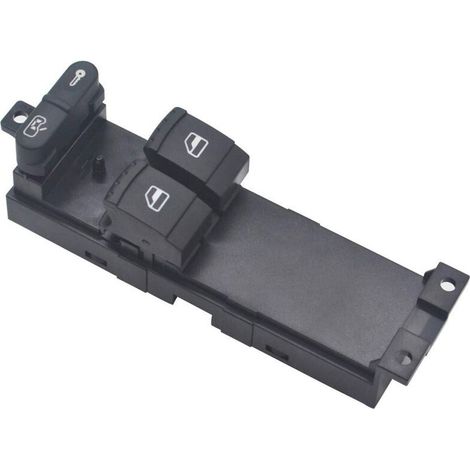 Interrupteur Commande Leve vitre Bouton pour Fenêtre 1J3959857 pour Golf 4 Leon Fabia Octavia，Convient pour Volkswagen Golf Passat B5 MK4 Jetta Bora (1/4)