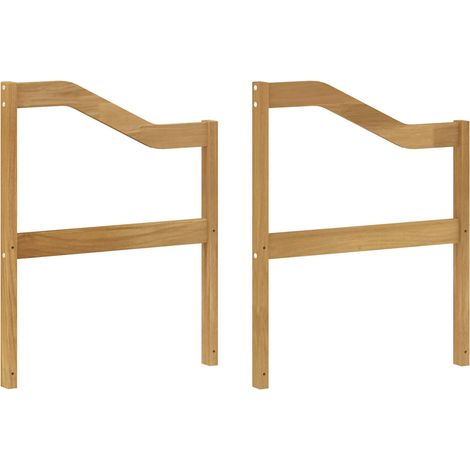 Módulo de apoyabrazos 2 pcs Blanco 59 x 4 x 73 cm vidaXL (1/5)