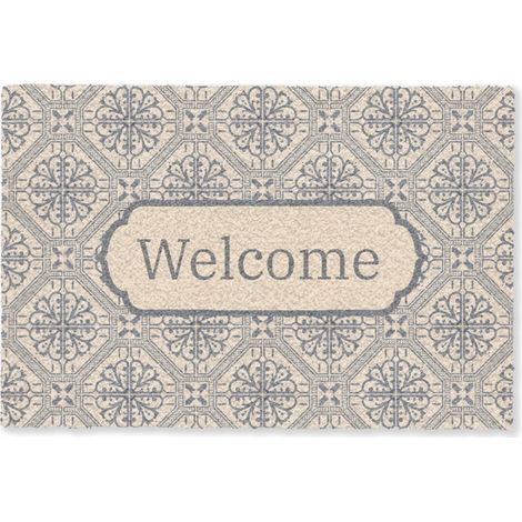 FELPUDO Welcome - Classic - Gris 60x40 cm (1/5)