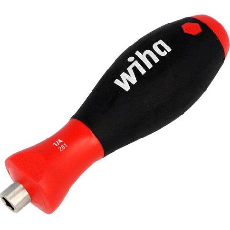 WIHA - Poignee porte embout 125mm compatible avec embouts 6 pans 14