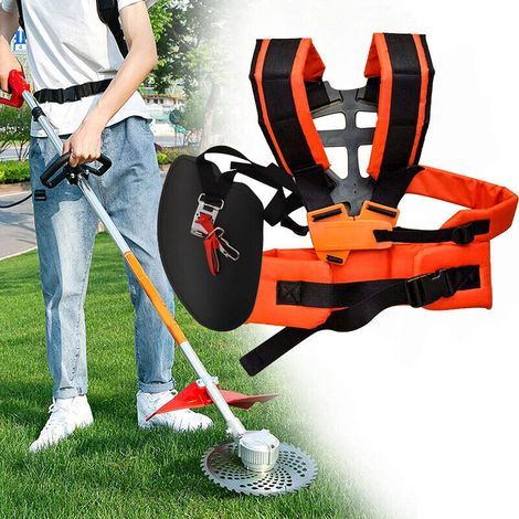 Verstellbarer Sicherheitsgurt 50 x 35 cm Reduziert den Druck auf Schultern und Rücken Kompatibel mit Freischneidern und Rasenmähern (1/5)