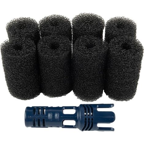 Passender Satz bestehend aus 8 Heckkehrern TSP10P und 9-100-3105, TSP10P + 8 Scheuerbürsten 9-100-3105 für Polaris 3900 Sport 380 Pool Clean