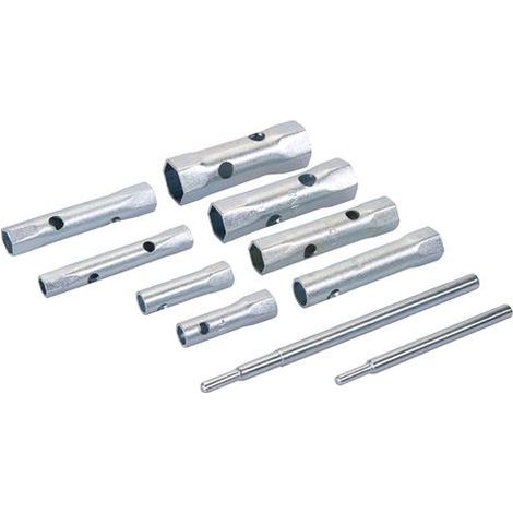 Silverline 571532 Set di Chiave a Tubo, 8 Pezzi, 8-22 mm