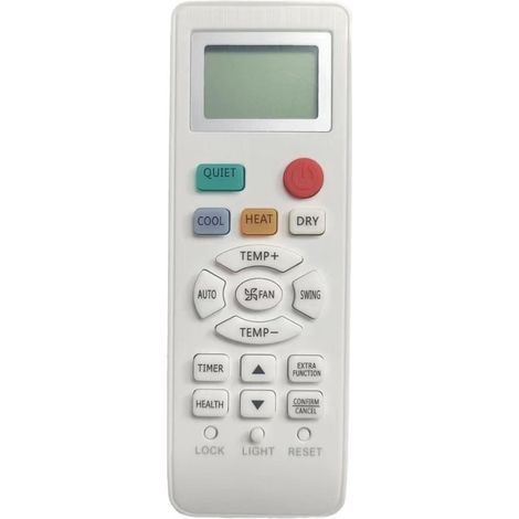 Télécommande compatible avec les climatiseurs Haier - Modèles compatibles : YR-HD06, YL-HD02, HD05, YR-HD01, YL-HD04 - Télécommande pour climatiseur (1 pièce)