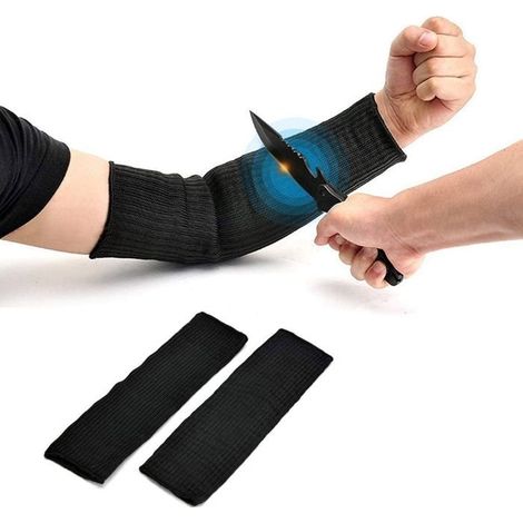 Manchons de protection de bras, manchons en Kevlar, résistant aux coupures, résistant à la chaleur, brassard de sécurité anti-ab (1/4)