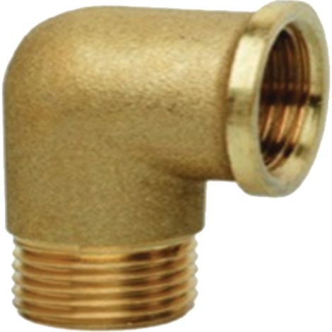 Gomito, filettatura esterna 1 1/2", filettatura interna 1 1/2", BSP, tubo di irrigazione a goccia in ottone 04051621