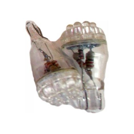 Coppia 2 Lampade Led T10 T15 Con 9 Led F3 Colore Bianco Freddo 6000K 12V 0,2W