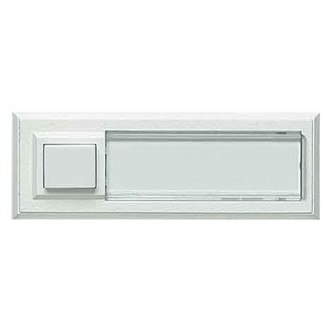 Grothe COMBIFIX Pulsante campanello ETA 2132A, A giorno, illuminato, 51015