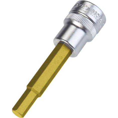 Douille mâle 8801A-1/4 ∙ Carré creux 3/8 pouce (10 mm) ∙ Profil à 6 pans intérieurs ∙ Taille 1/4″ (1/2)