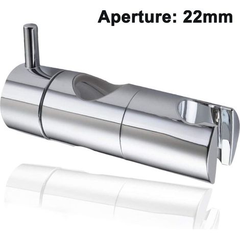 Support de douchette universel, support de douchette réglable, support de douchette rotatif à 360°, support de douchette pour glissière (19/22/25 mm) (1/4)