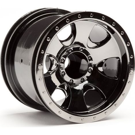 WARLOCK WHEEL BLACK CHROME (2.2IN/2PCS)