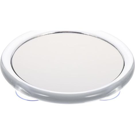 Miroir Grossissant de Maquillage Miroir Cosmétique Rond Ø100mm avec Ventouse 20x Cadre en Plastique et Verre pour Salle de Bain (1/5)