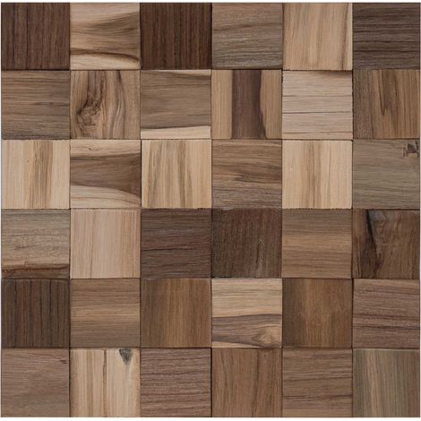 Panneau mural 11 pc Naturel 30 x 30 x 2 cm vidaXL (1/5)